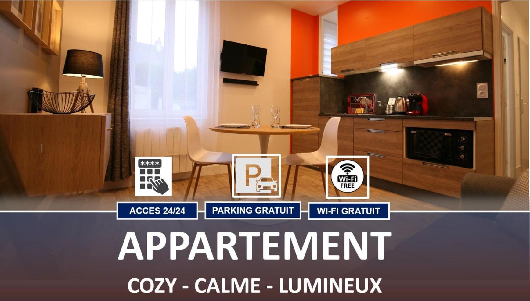 Le Faidherbe Style Appart' Hotel - Wifi Gratuit - Parking Gratuit Calme Et Lumineux Nevers Bagian luar foto